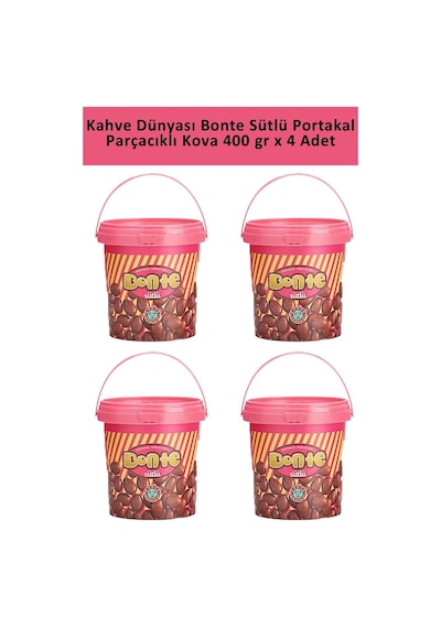 Kahve Dünyası Bonte Portakal Parçacık Kova 4 x 400 G