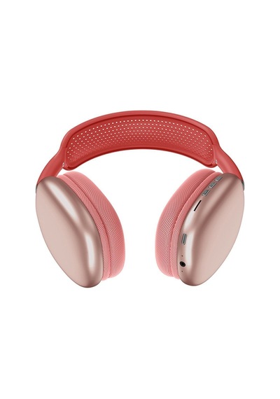 P9 Air Pro Max Kablosuz 5.0 Mikrofonlu Sd Kart Girişli Aux Kablolu Bluetooth Kulaklık Pembe - 555297925