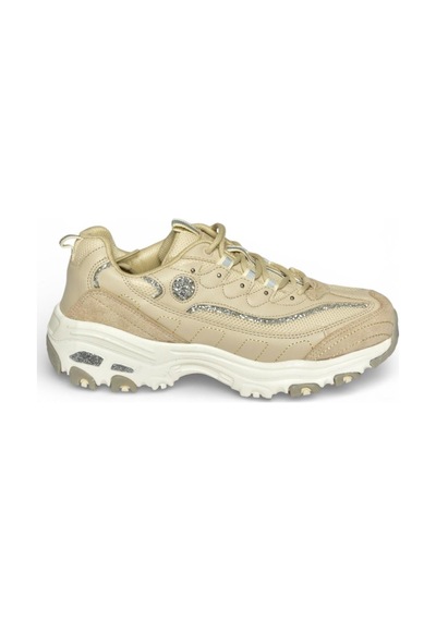 Fox Shoes Y702500804 Bej Kumaş Kalın Tabanlı Spor Ayakkabı Sneakers Bej