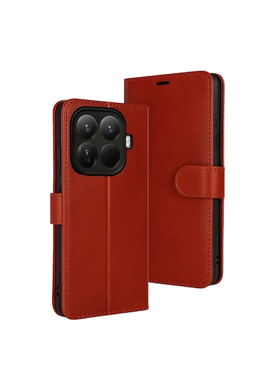 Xiaomi Mi 15t Pro Trend S Plus Kapaklı Kılıf - Kırmızı 0.2M-Çok Renkli