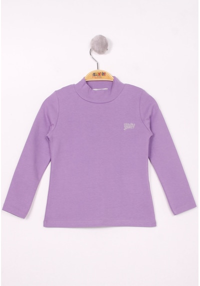 Toontoy Kız Çocuk Tnty Nakışlı Sweatshirt Lila