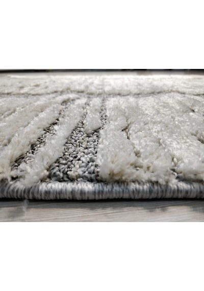 Eko Halı Sydney Sdy01 White Grey Modern Dokulu Halı 120X180 Cm