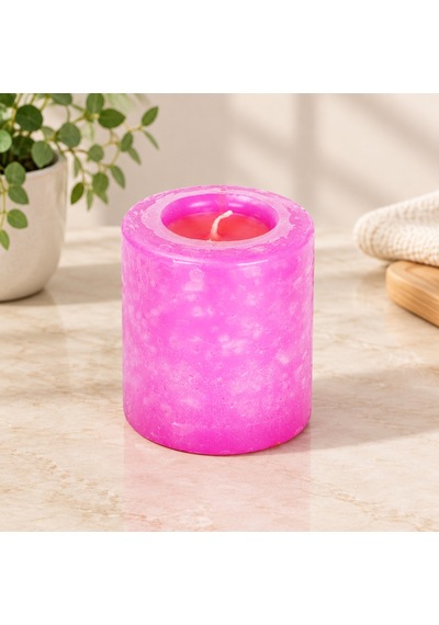 Orta Mozaik Mum Açık Pembe