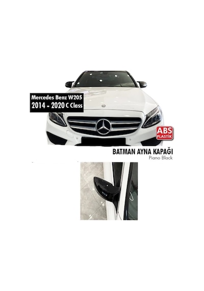 Mercedes C Serisi W205 (2015 - 2020) Batman Yarasa Ayna Kapağı (par