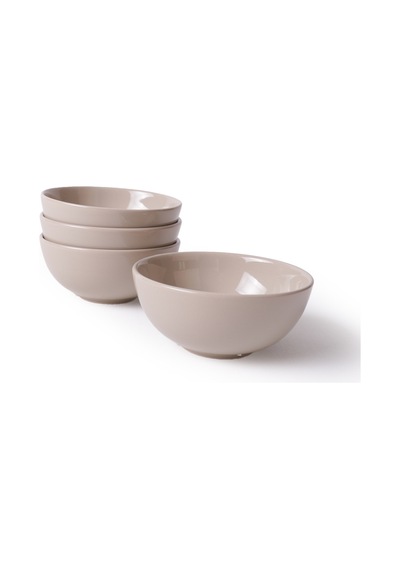 Keramika Taupe Kera Kase 14 Cm 4 Adet 594 Krem