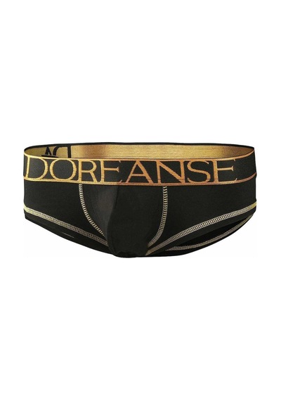 Doreanse 1325 Erkek Modal Torbalı Mini Paça Siyah Boxer