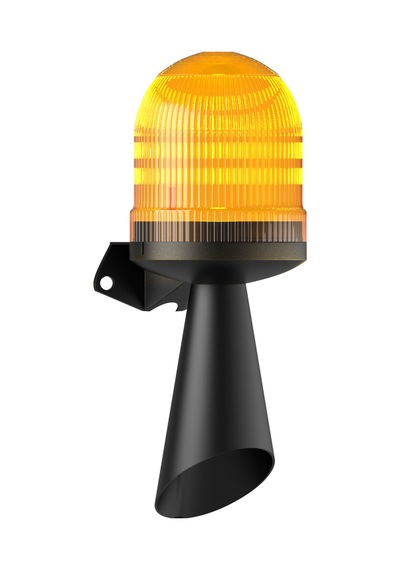 Mesan Led Multifonksiyon 43 Ses Borulu Siren Turuncu 12-60vac/dc Ms 5847.3.12-60vac/dc