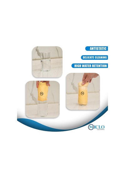 Mikrofiber Temizlik Bezi 3'lü Set Sihirli Bez Cam, Ayna Bezi Soft Seri Belirtilmemiş