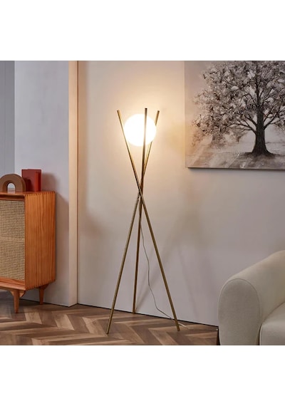 Ozark Çubuk Ayaklı Camlı Lambader 3204-w64-3ı-cz Eskitme