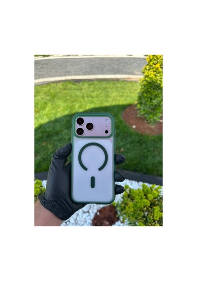 I Apple iPhone Uyumlu 17/18 Promax Yeşil Airbag Korumalı Kılıf Yeşil - 925149437 Yeşil