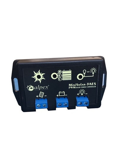 Alpex 3 Amper 12 Volt Solar Şarj Kontrol Cihazı