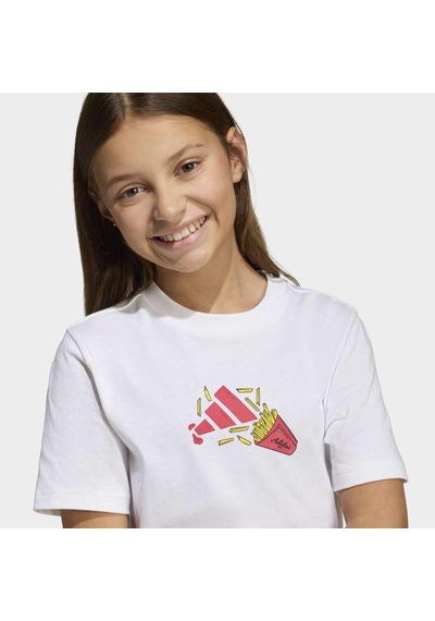 Adidas Ka0536 J Food T Çocuk Tişört Beyaz