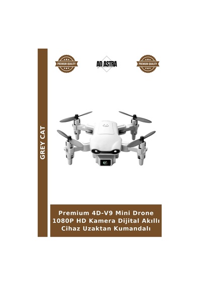 Premium 4d-v9 Mini Drone 1080p Hd Kamera Dijital Akıllı Cihaz Uzaktan Kumandalı
