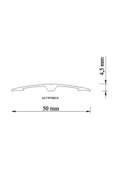 Alüminyum Eşik Profili - Parke Ek Profili 85Cm * 3 Adet 480999007