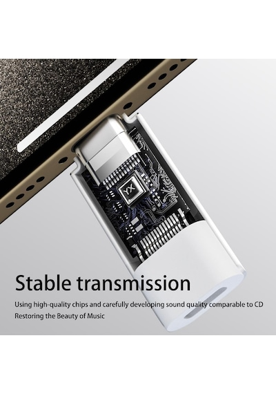 Usb-c - 8pin Lightning Kulaklık Adaptörü Hi-fi Ses Kalitesi Mikrofon Ve Kumanda Destekli