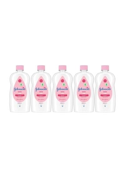 Johnsons Baby Bebek Yağı 500ml Nemlendirici Pembe 5 Li Set