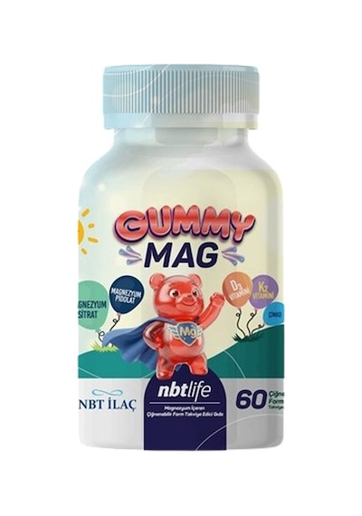 Nbtlife Gummy Mag Kids Magnezyum 60 Gummies