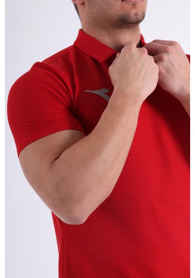 Diadora Alto Kamp Polo T-Shirt Kırmızı