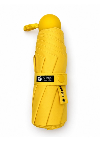 Bliss Umbrella Kapsül Şemsiye - Uv Korumalı Güneş Şemsiyesi Sarı