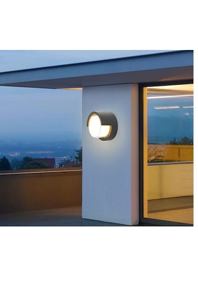 Cata Bora 15w Günışığı 3200 Kelvin Led Aplik Dış Mekan Ip44 Ct-7073 Siyah