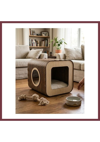 Storeşahin Özel Tasarım Fusion Mdf Kedi Evi Shn0720