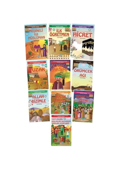 Çocuklar İçin Hikayelerle (sav) Peygamber Hayatı Medine Dönemi Seti - 10 Kitap Takım- Aksa Çocuk