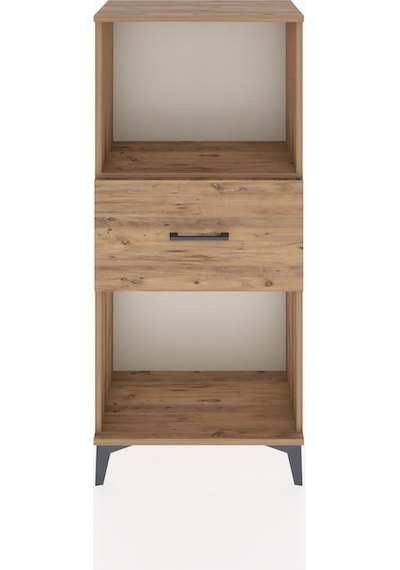 Hyperion Dolap Tek Raflı Tek Çekmeceli 60x44x134 Çam-çam Çam