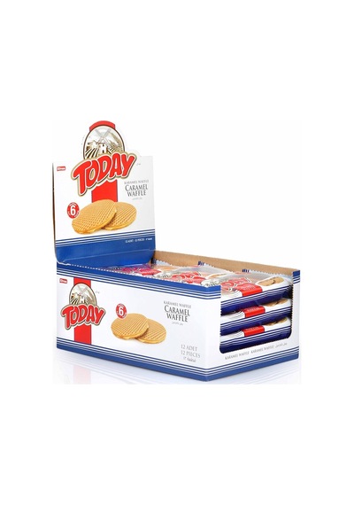 Today Caramel Waffle 132 Gr. 12 Adet (1 Kutu)