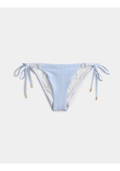 Marks & Spencer Bağlama Detaylı Bikini Altı T52001192P Mavi Mix