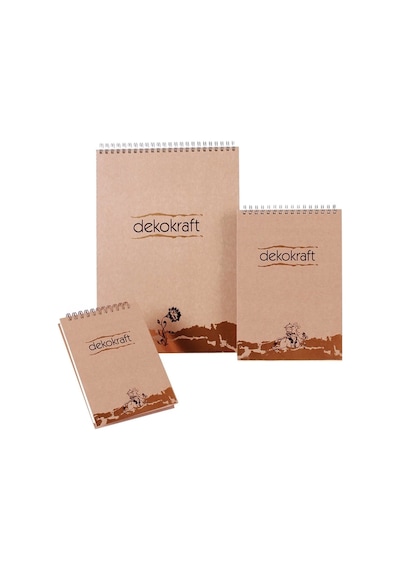 Keskin Notebook Spiralli Bloknot Kraft A4 Çizgili 100 Yaprak 140561