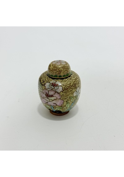 Antika Cloisonne Minyatür Kavanoz 5,4x4,2cm 136