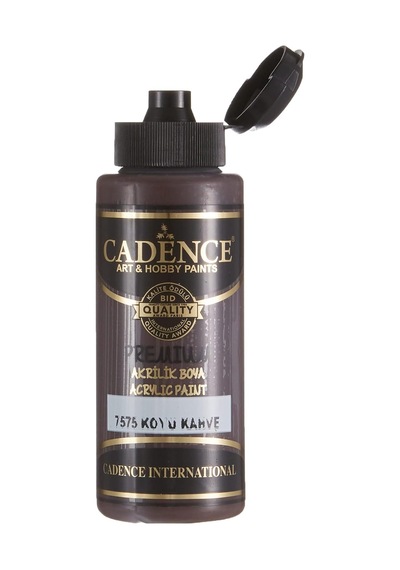 7575 Koyu Kahve Renginde Akrilik Boya 120 Ml C.ab7575 Tek Renk