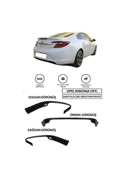 Insignia Opc Line Arka Ek Plastik