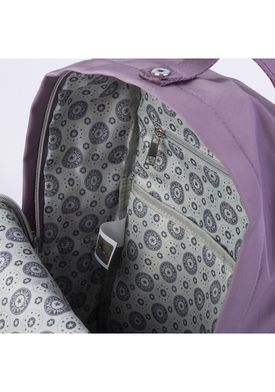 Nas Bag Unisex Sırt Ve El Çantası Büyük Boy Su Geçirmez Sırt Çantası 29x40 Cm Mor