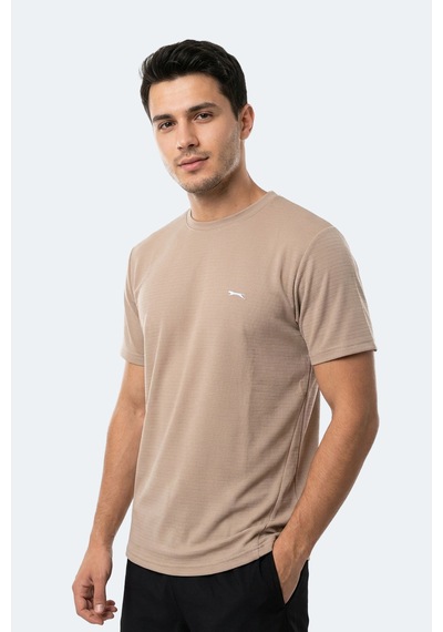 Slazenger Hugger Erkek Vizon Tişört