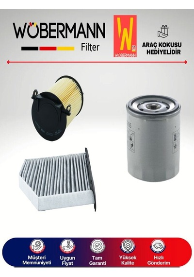 Wöbermann Seat Leon 1.2 Tsi Filtre Bakım Seti 2011-2012 CBZ 3K