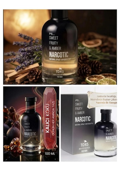 Sweet Fruity & Amber Narcotic Erkek Parfümü - 100 Ml Aromatik