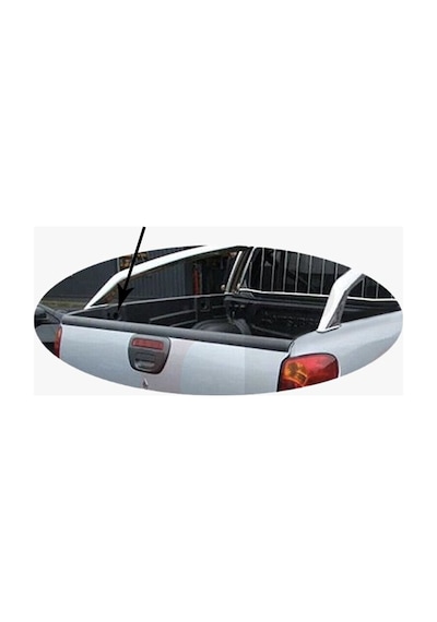Mitsubishi L200 2007-2014 Arka Bagaj Çıtası Tekli Kasa Üst Çıtası / Arka Kasa Çıtası Siyah