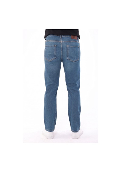 Blayn Jeans Erkek Tint Efekt Diz İzi Yapmayan Pamuklu Esnek Denim Jean Kot Pantolon Regular Kalıp