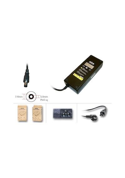 Teknikshop Dell Uyumlu P89F, P89F001, P89F002 Adaptör Cihazı, Şarj Aleti (130W)