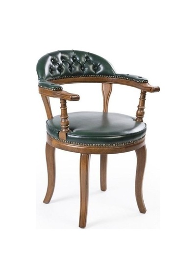 Majesta Classic Ahşap Sandalye Natural-yeşil
