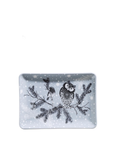 Kütahya Porselen Snowy 18x13 3 Parça Düz Tabak