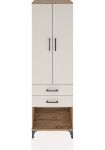 Hyperion Dolap 3 Raflı 2 Çekmeceli 2 Kapaklı 60x44x195 Çam-aytaşı Atlas Çam