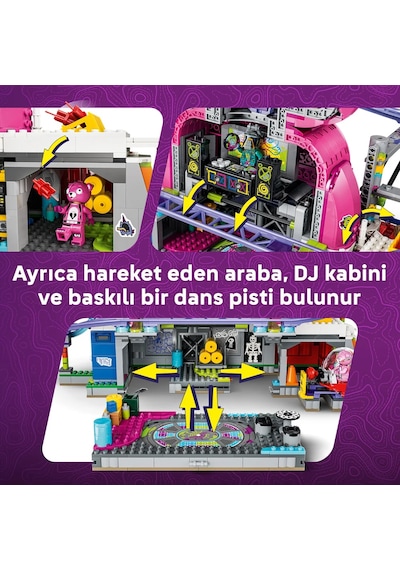LEGO® Fortnite® Müzikal Mağara 77082 - 12 Yaş ve Üzeri Çocuklar için 6 Minifigür İçeren Yaratıcı Oyuncak Yapım Seti (1963 Parça)