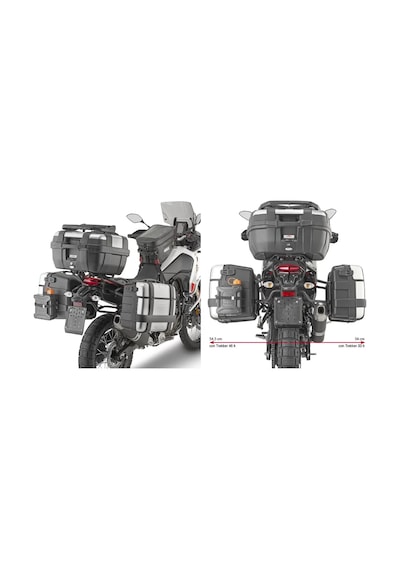 Gıvı Plo2145mk Yamaha Tenere 700 19-24 - Tenere 700 World Raıd 22-25 Yan Çanta Taşıyıcı Tek Renk