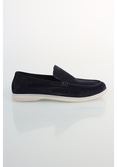 Bisse Erkek Süet Loafer Lacivert Ayakkabı Ayk25y25003 D39