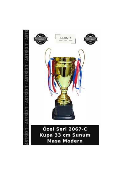 Özel Seri 2067-c Kupa 33 Cm Sunum Masa Modern Diğer