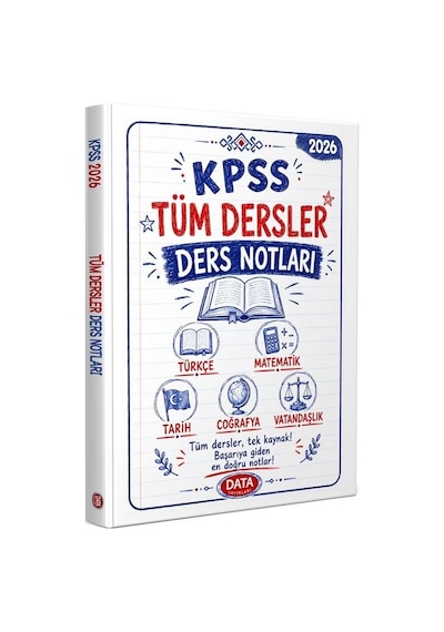 Data 2026 Kpss Genel Yetenek Genel Kültür Tüm Dersler Ders Notları Data Yayınları
