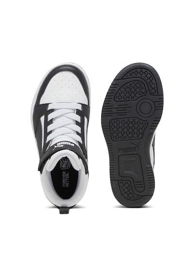 Puma Rebound V6 Mıd Çocuk Ayakkabı 393832 01 Beyaz