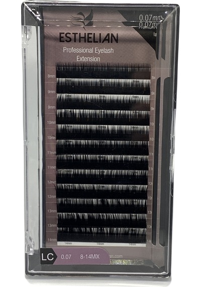 Esthelian İpek Kirpik LC Kıvrım 0.07 MM Mix Boy